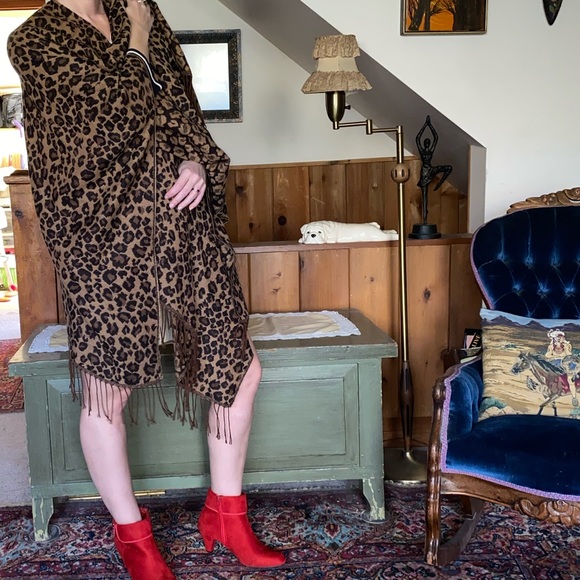 Leopard print tunic by Croft & Barrow - Picture 7 of 8